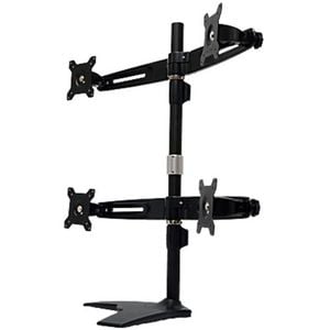 15-24" 8kg Quad LCD 4 Screen Desktop Monitor VESA Mount Freestanding Desk Stand