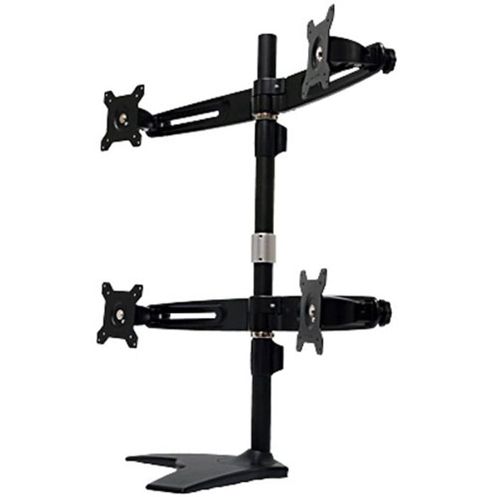 15-24" 8kg Quad LCD 4 Screen Desktop Monitor VESA Mount Freestanding Desk Stand