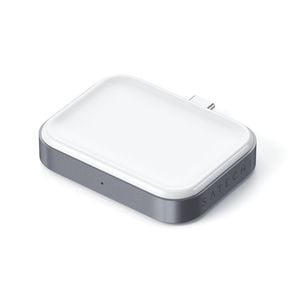Satechi USB-C Wireless Charging Dock for AirPods, Space Grey - ST-TCWCDM