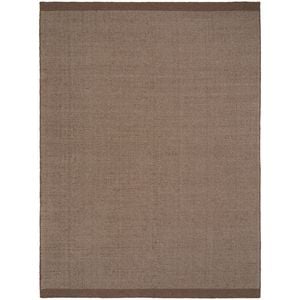 Steph And Gian Bark Walnut 330x240cm - Large Walnut Hand Loomed Indoor Floor Rug