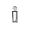 Elegant Collections Silver Glass Decorative Sphere – Large