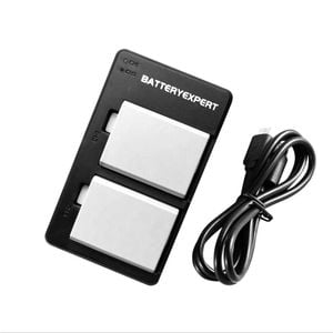 2x Rechargeable Battery and External USB Charger for Canon LP-E8 EOS 600D 700D 550D 650D Camera