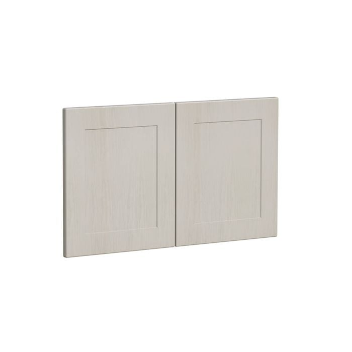 Kaboodle 800mm Provincial White Alpine Farmhouse Sink Doors - 2 Pack