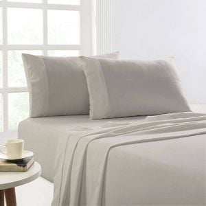 Park Avenue Super King Cotton Flannelette Bed Sheet Sets - Sand