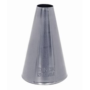 Schneider Plain Nozzle Stainless Steel 10mm Piping Tip Cake Decorating Pastry Baking Tool