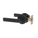 Lockwood Nero Matt Black Velocity L3 Privacy Lever Set
