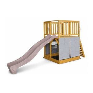 The Henry Hideout Cubby House - Pearl Rose Slide & Accessories