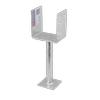 Pryda 200x100mm M10 Full Stirrup Post Anchor