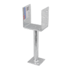 Pryda 200x100mm M10 Full Stirrup Post Anchor