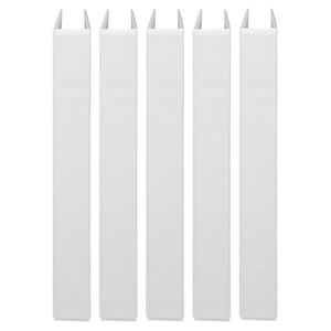 5x Marbig Pp Clearview 3 D-ring 25mm A4 Insert Binder File Paper Organiser White