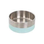 Baxter Bone Large Mint Stainless Steel Double Walled Pet Bowl