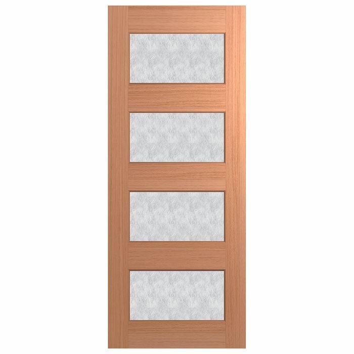 Hume 2040 x 820 x 40mm Entrance Door SPM Savoy Rice Paper Glass XS24