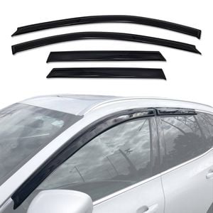 AUSGO Luxury Weather Shields for Volvo XC60 2017-Onwards Weathershields Window Visors Wind Deflectors