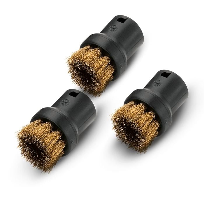 Karcher Steam Cleaner Bristle Rink Brass   3pk
