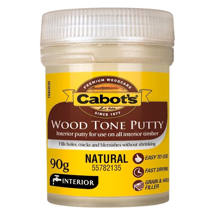 Cabot's 90g Natural Wood Tone Putty