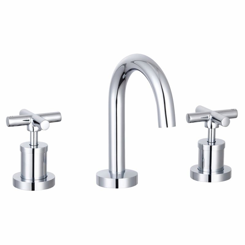 Resonance Ceramic Disc Basin Tap Set Chrome