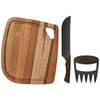 Tramontina Churrasco 3 Piece BBQ Set Black
