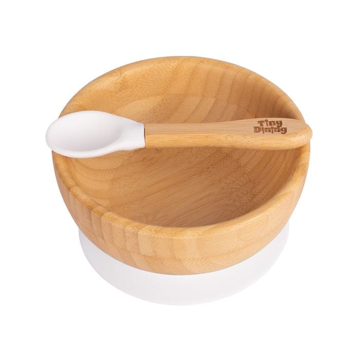 Tiny Dining Children's Bamboo Bowl & Soft Tip Spoon