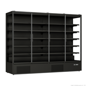 Thermaster Supermarket Panorama 4 Door Chiller Display  - Commercial Open Display Fridges (dc-250b)