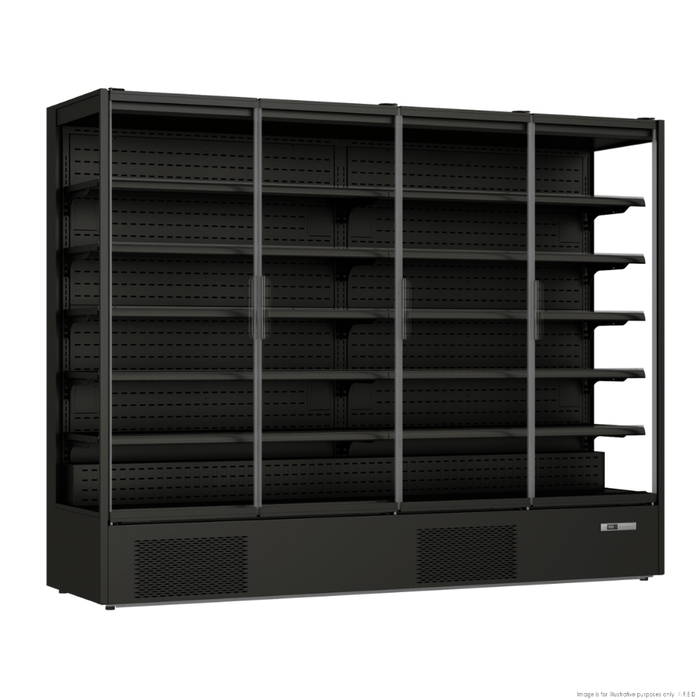 Thermaster Supermarket Panorama 4 Door Chiller Display  - Commercial Open Display Fridges (dc-250b)