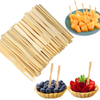 3600x Bamboo Mini Cocktail Forks Disposable Wooden Picks for Finger Food 9cm Long