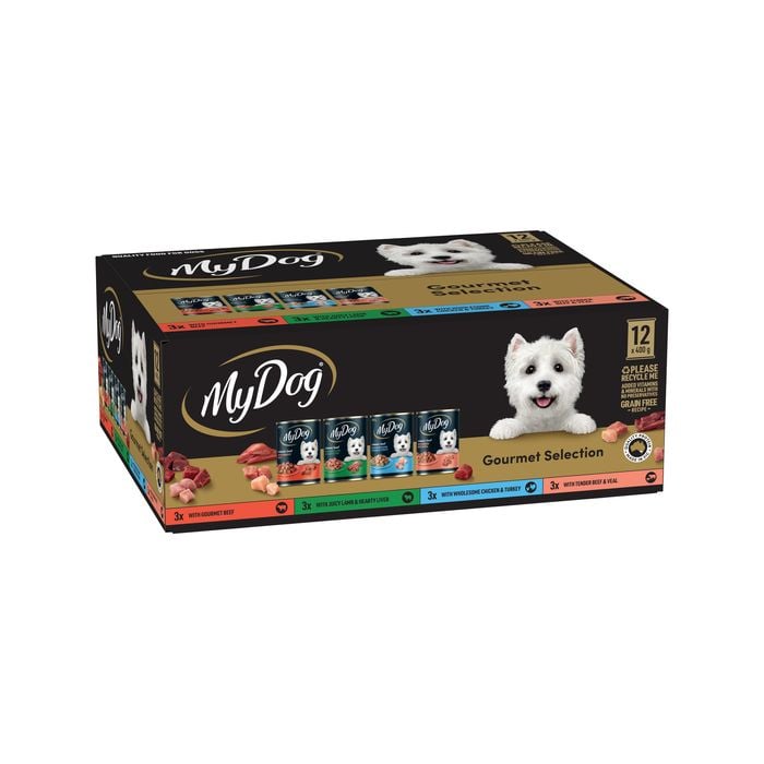 My Dog 400g Gourmet Selection Adult Wet Dog Food - 12 Cans