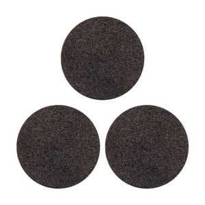 3pk Glomesh Regular Speed Stripping Machine Floor Pad Black 300mm