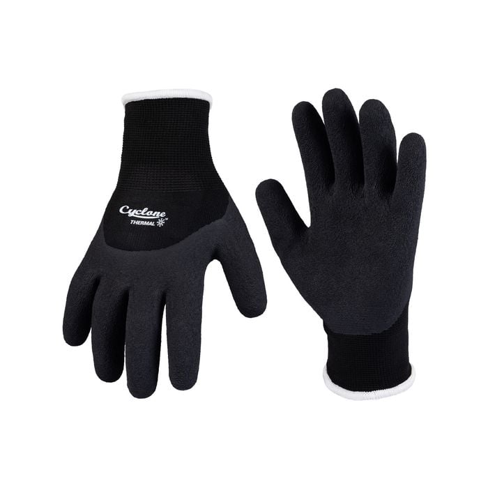 Cyclone Medium Black Thermal Garden Gloves