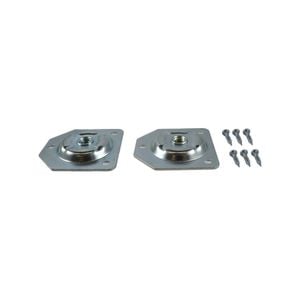 Adoored 5/16" Vertical Leg Plate - 2 Pack