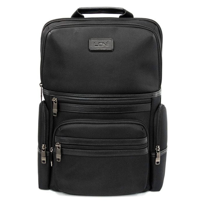 Leni Student/Traveler Backpack with Built-in USB Port - Black