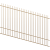 ProtectorAl 1201 - 2400 x 1500mm Primrose Raked Up to 15º Picket Top Pool Fence Panel