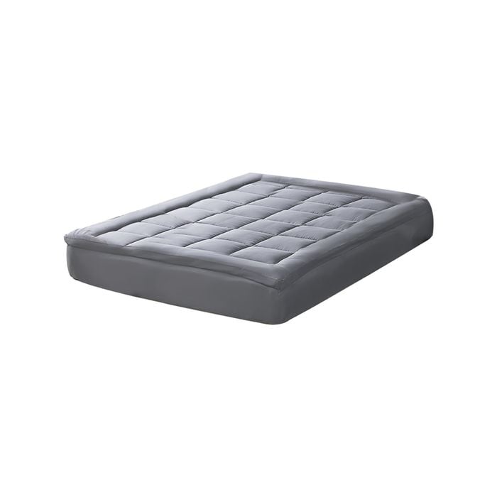 DreamZ Mattress Topper Bamboo Fibre Luxury Pillowtop Mat Protector Cover Double
