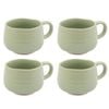 4PK Jamie Oliver Big Love Cosy Cuppa Mug 375ml Stoneware Green