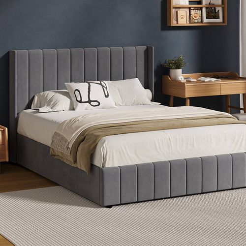 Oikiture Bed Frame Gas Lift Base with Storage Double Bunnings Australia