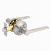 Ikonic Brushed Nickel Orbis Passage Lever Set
