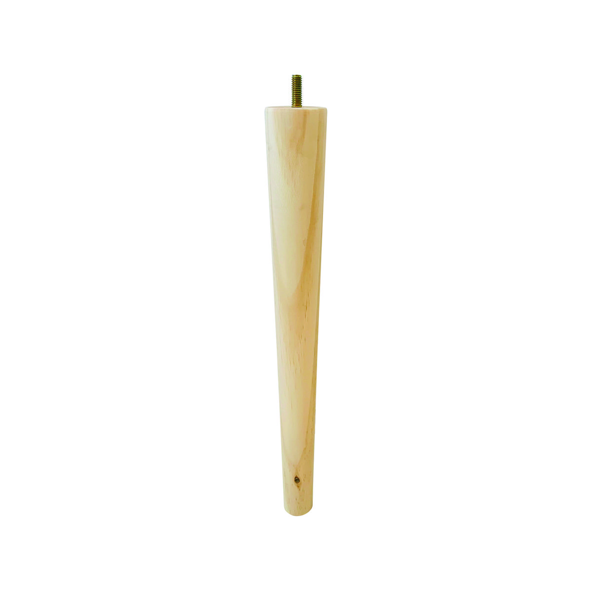 Adoored 400mm Pine Round Tapered Furniture Leg - Bunnings Australia