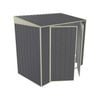 Build-a-Shed 1.2 x 2.3 x 2.0m Skillion Double Hinged Side Door Shed - Grey