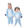 Bluey Toddler Halloween Costume Official Licensed Jumpsuit with Headband, TODDLER