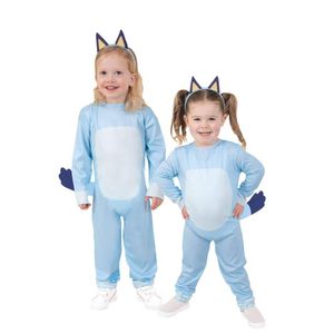 Bluey Toddler Halloween Costume Official Licensed Jumpsuit with Headband, TODDLER