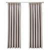 Mollers 240 x 205cm Natural Blockout Dory Pencil Pleat Curtain