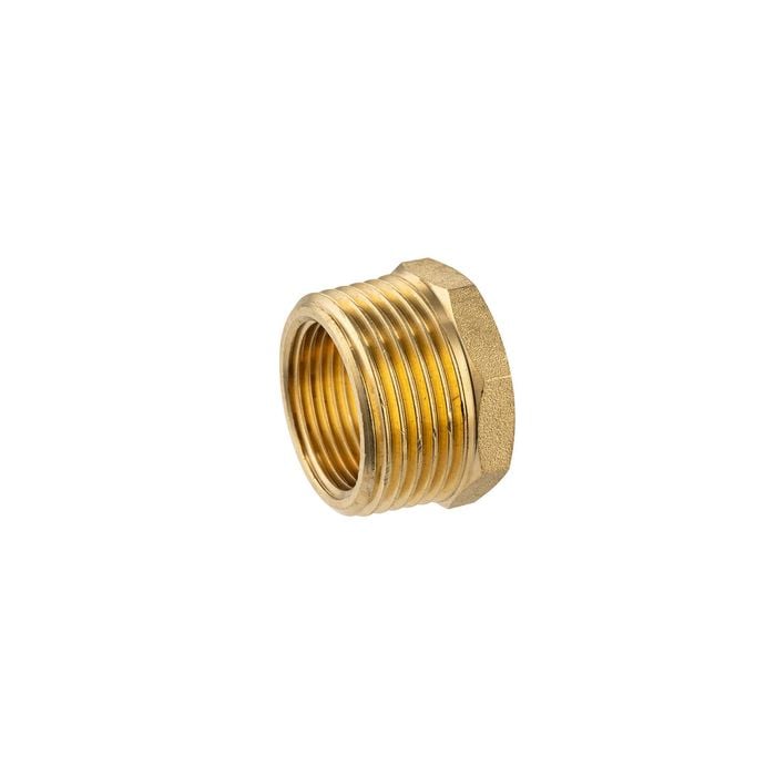 Brasshards 25 x 20mm Brass Threaded Hex Reducing Bush LF