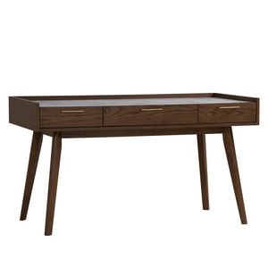 Modern Furniture BREDA 110x79cm Study Desk - Walnut