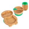 Tiny Dining 4pc Bamboo Penguin Baby Feeding Set with Suction Cup