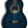 Valencia Vc103 3/4 Size Nylon String Classical Guitar - Blue Burst