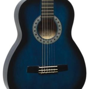 Valencia Vc103 3/4 Size Nylon String Classical Guitar - Blue Burst