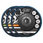 Full Boar 115mm Zirconia Flap Disc (40/80/120 Grit) - 3 Pack