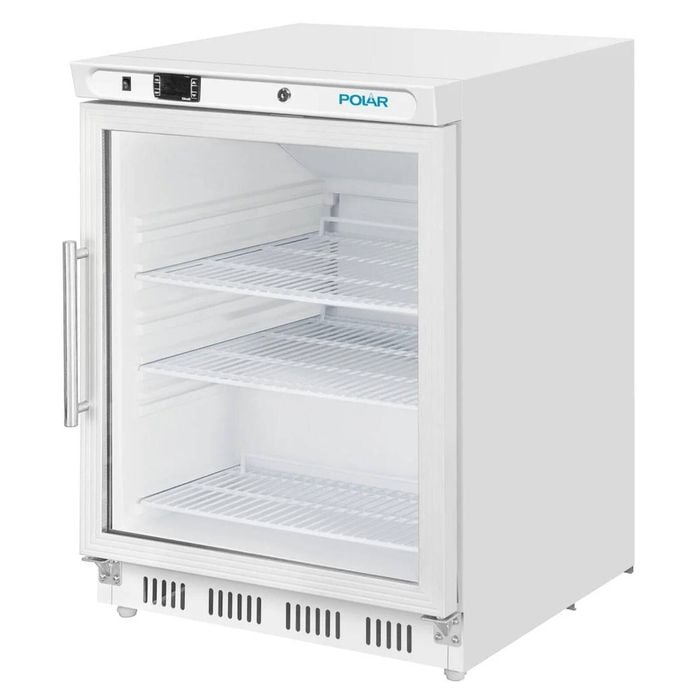 Polar C-series Under Counter White Display Fridge - 150ltr - Cz785-a