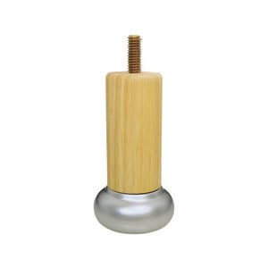 Adoored 100mm Paint Base Lacquered Top Round Cabinet Leg