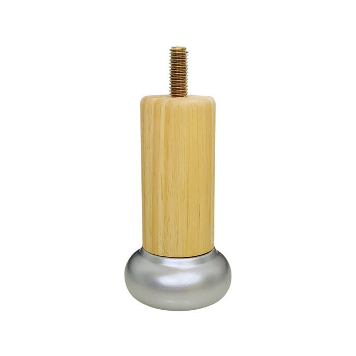 Adoored 100mm Paint Base Lacquered Top Round Cabinet Leg