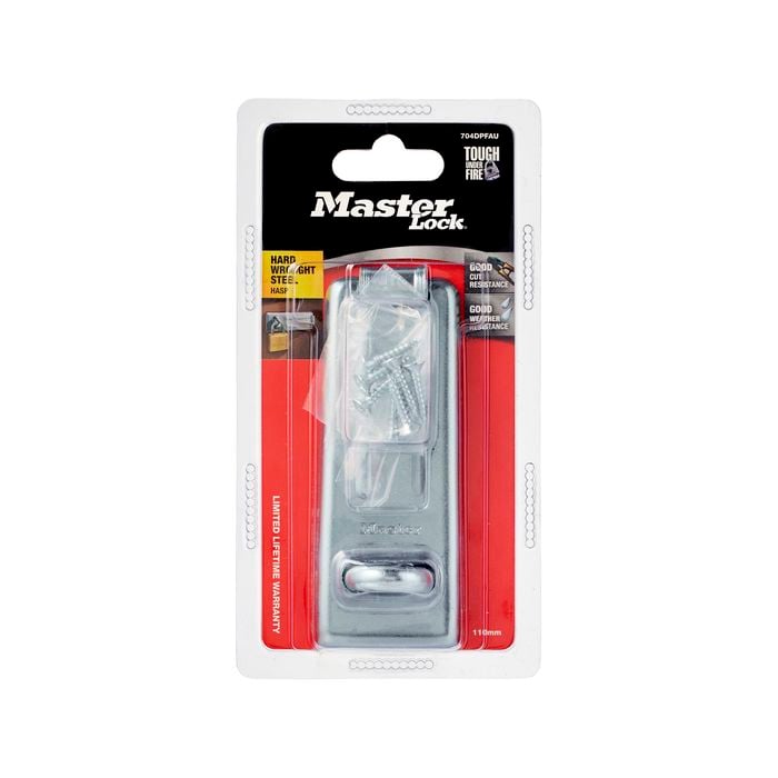 Master Lock 112mm Hasp and Staple